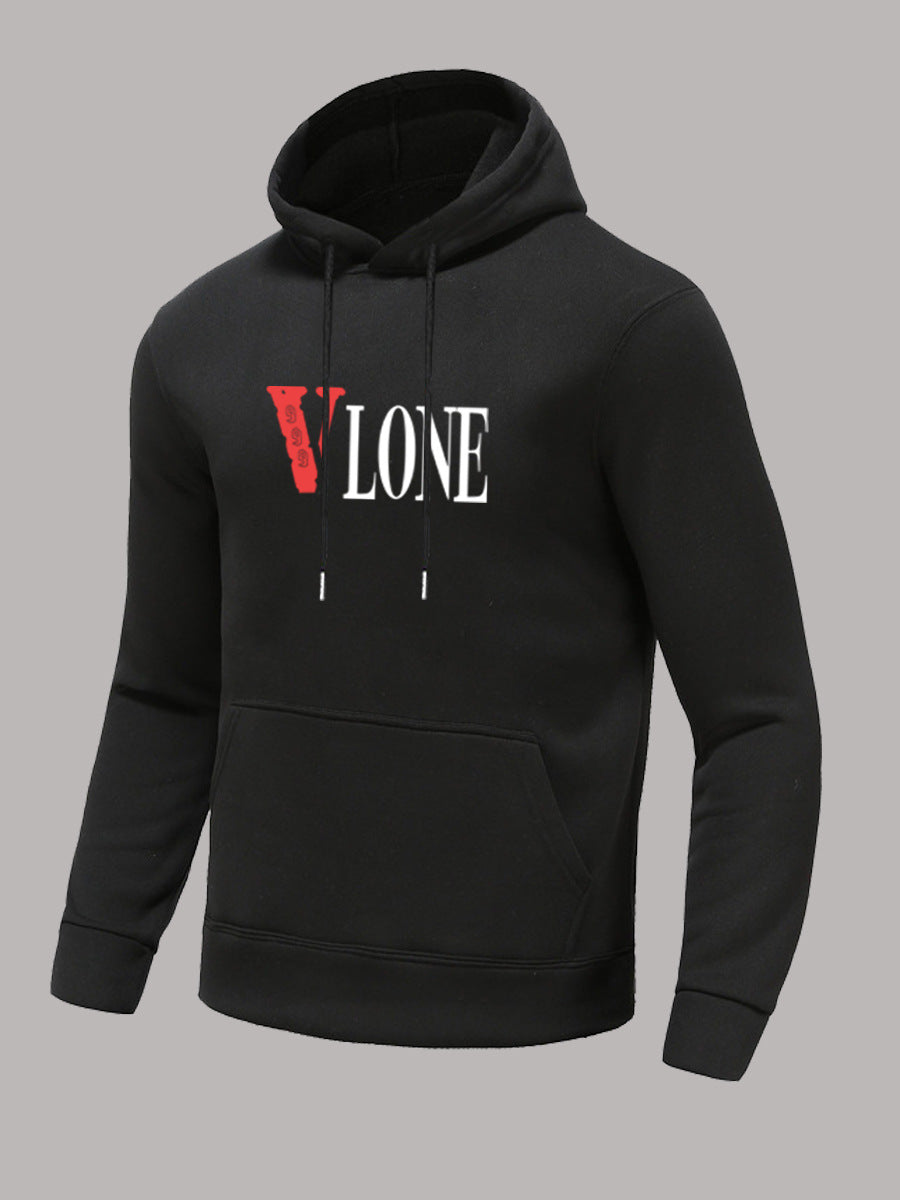Herren Sweatshirt Kapuze Trendig Berlin Grafikdruck