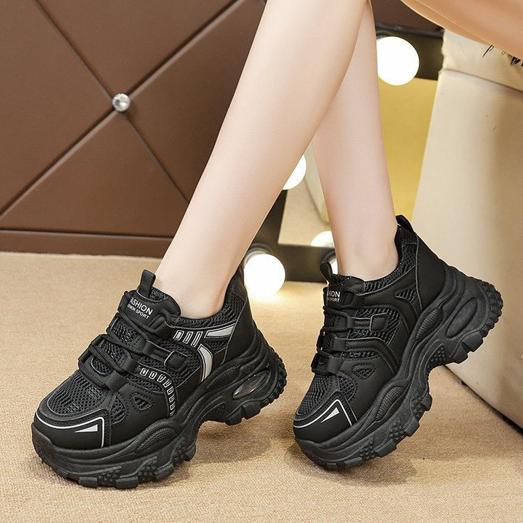 Damen Sneaker Sport Laufschuhe Atmungsaktiv Rutschfest