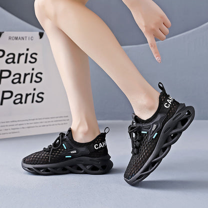Damen Laufschuhe Atmungsaktiv Flexibel Sneaker für Sport