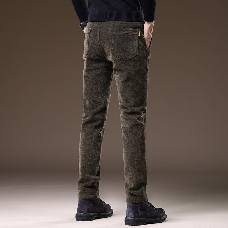 Herren Freizeithose Gefüttert Klassisch Bequem