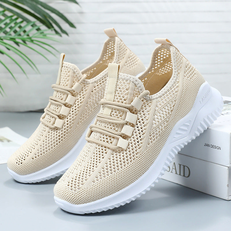 Damen Sneaker Fitnessschuhe Atmungsaktiv Flexibel