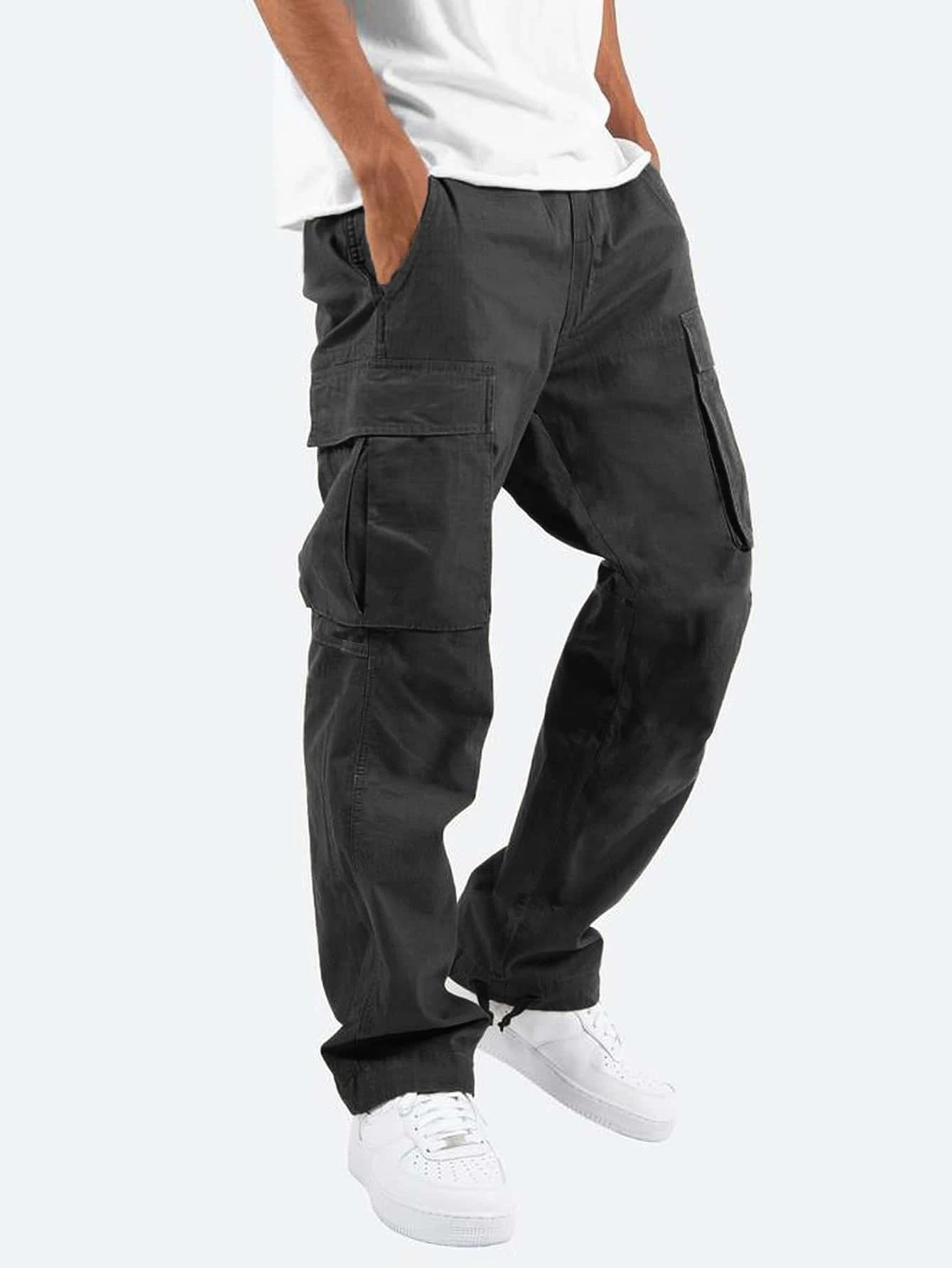 Herren Cargo-Hose Bequem Freizeit Hose - BerlinGlamour