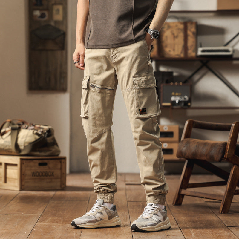 Herren Cargo-Hose Modern Freizeit Hose Bequem