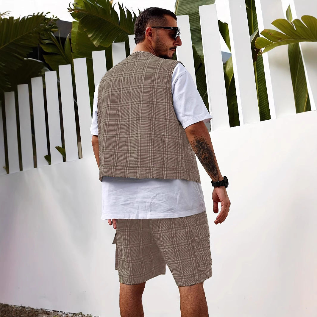 Herren Weste Funktionell mit vielen Taschen Modern