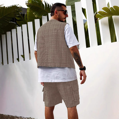 Herren Weste Funktionell mit vielen Taschen Modern