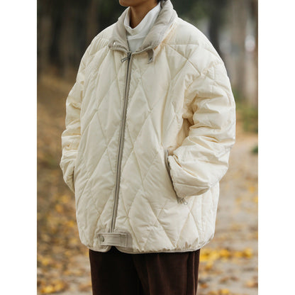 Damen Winterjacke Steppjacke Warm mit Kragen und Taschen