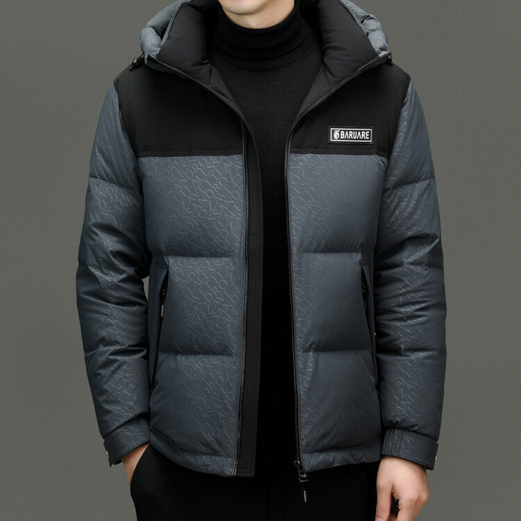 Herren Steppjacke Modern Schwarz Berlin Style