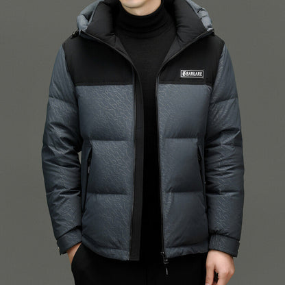 Herren Steppjacke Modern Schwarz Berlin Style