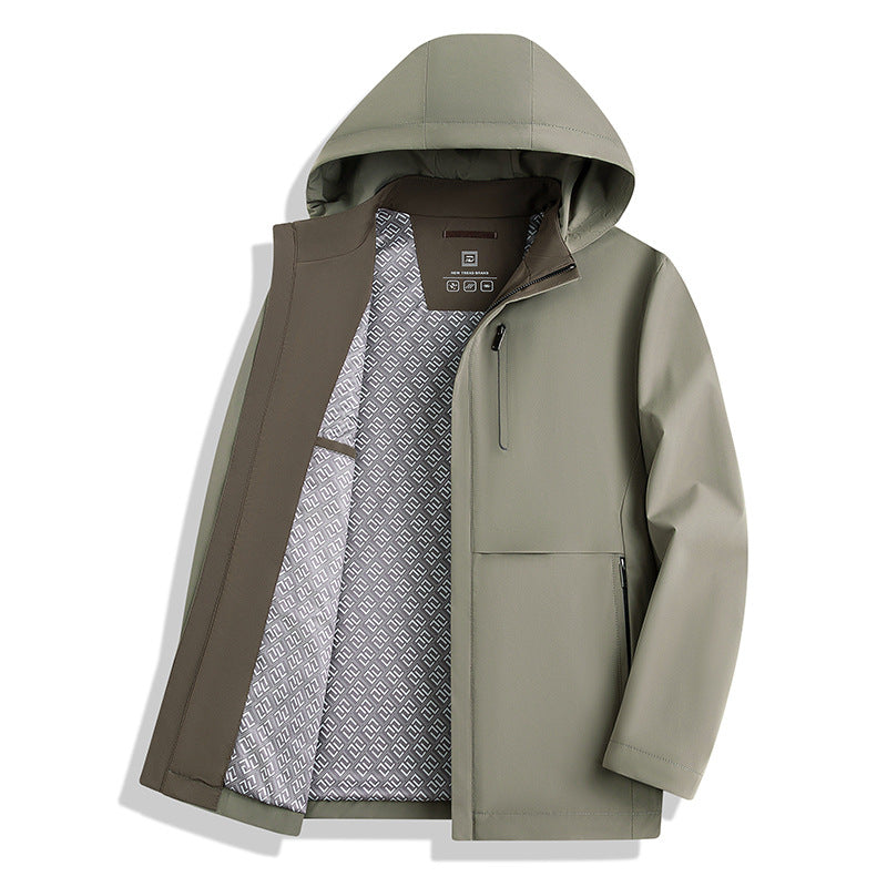 Herren Outdoorjacke Wasserabweisend Fleece Isolierung Männer