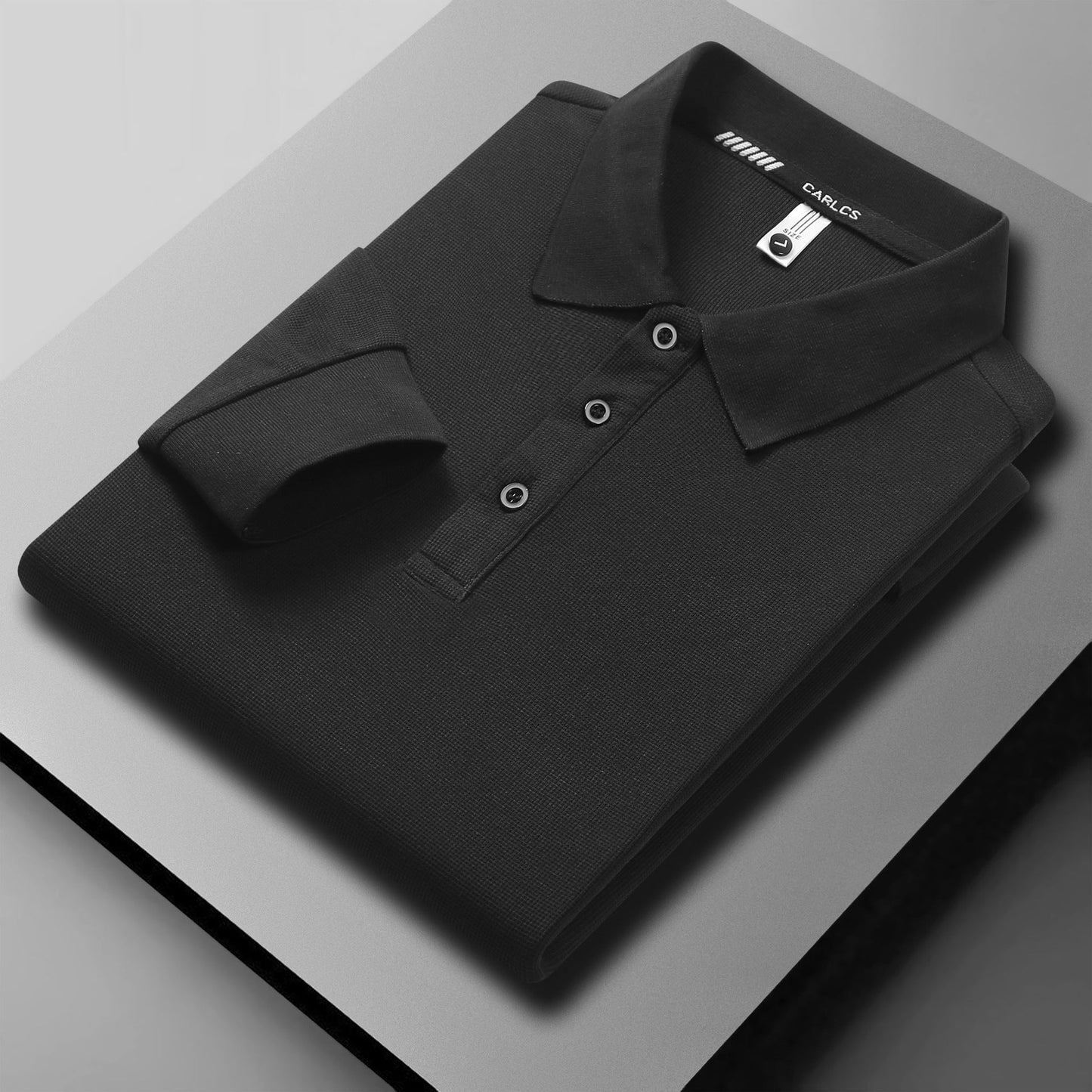 Herren Poloshirt atmungsaktiv Piqué mit Knopfleiste Elegent