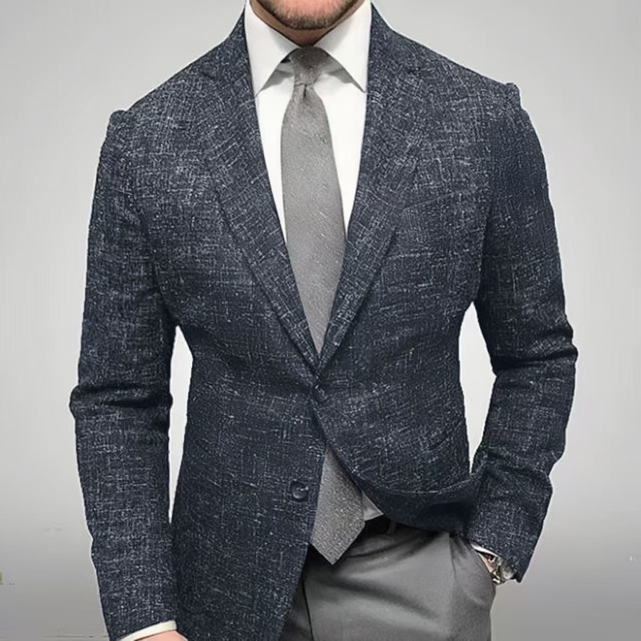 Herren Blazer Kariert Modern Berlin Stil - BerlinGlamour