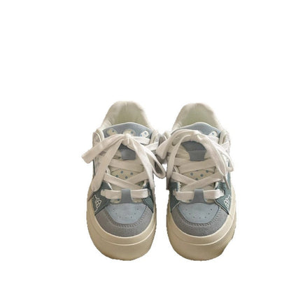 Damen Sneaker Atmungsaktiv Blumenmuster Modisch