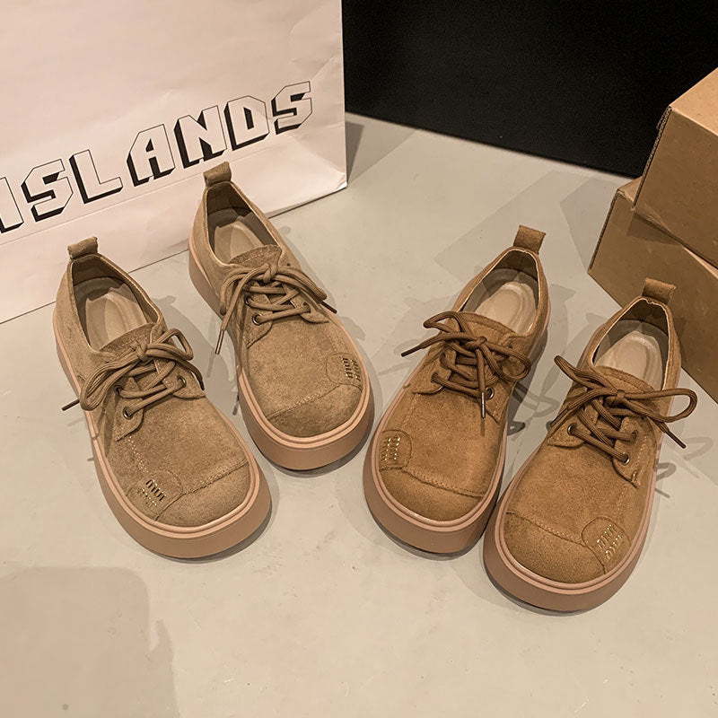 Damen Sneaker Bequem Veloursleder Modern Komfort