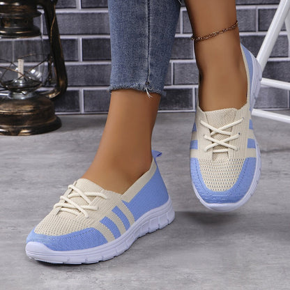 Damen Sneaker Sportlich atmungsaktiv Flexibel Laufschuhe