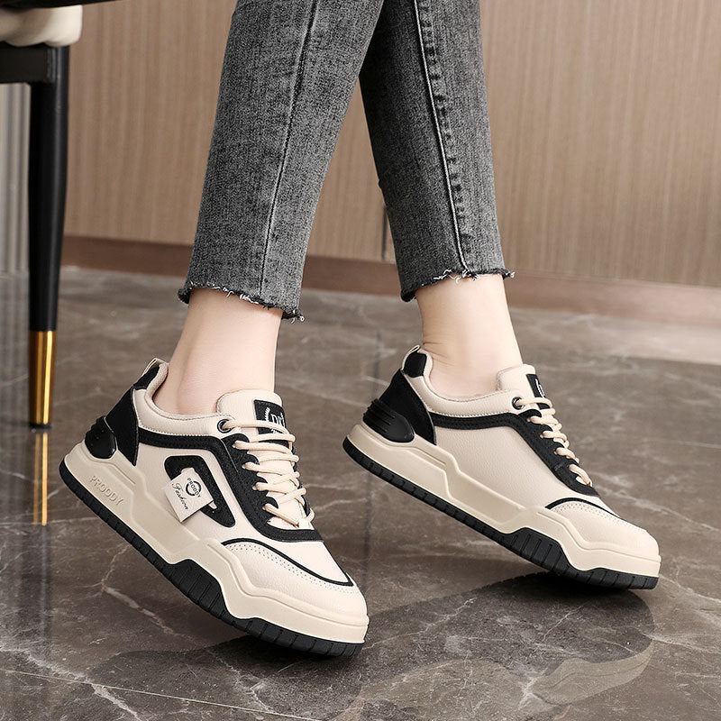 Damen Sneaker Sportlich mit rutschfester Sohle Schwarz Mode