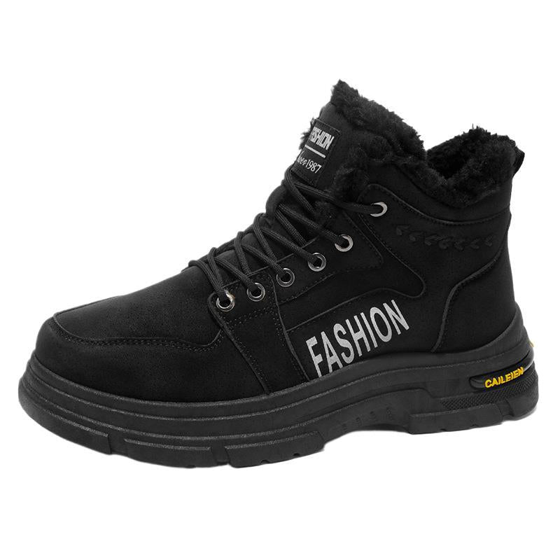 Damen Winterboots Schnürboots Warm Innenfutter Rutschfest