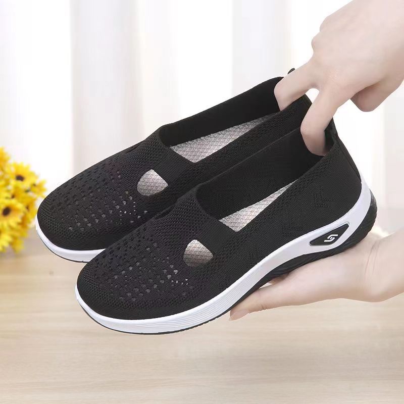 Damen Sneaker Slip-On atmungsaktiv flexibel