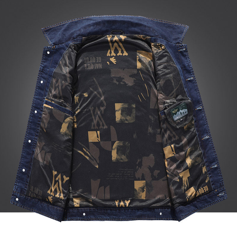 Herren Denimweste Robust mit Taschen und Modernem Design