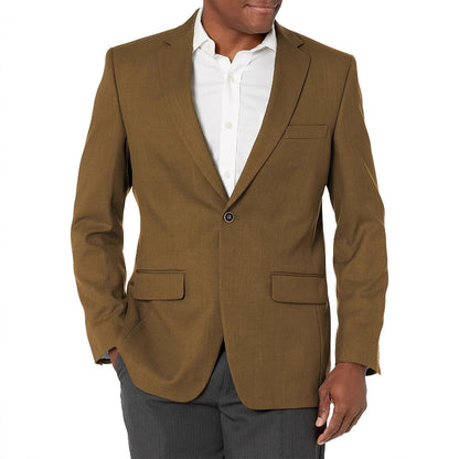 Herren Anzug Blazer Modern Slim Fit Schwarz