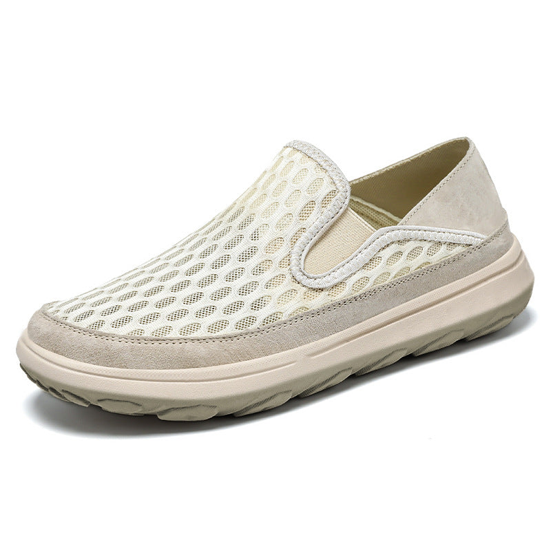 Damen Slip-On Schuhe Atmungsaktiv Freizeit Schuhe Bequem