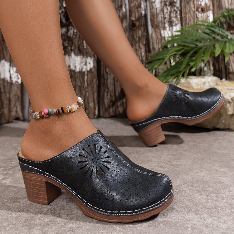 Damen Clogs Offen Elegant Berlin Style