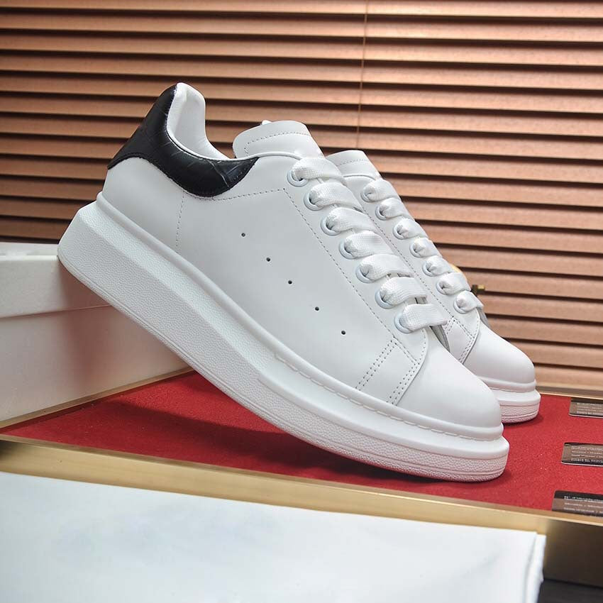 Damen Sneaker Sportlich Lederspitze Weich gepolstert
