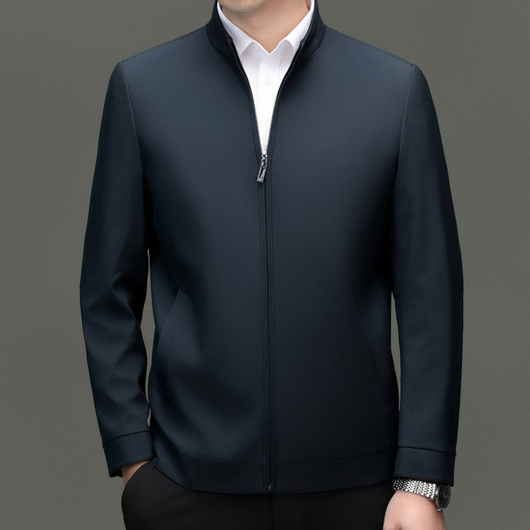 Herren Steppjacke Elegant Modern Mit Stehkragen