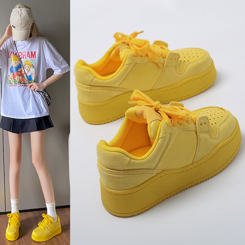 Damen Sneaker Bequem Atmungsaktiv Breite Sohle