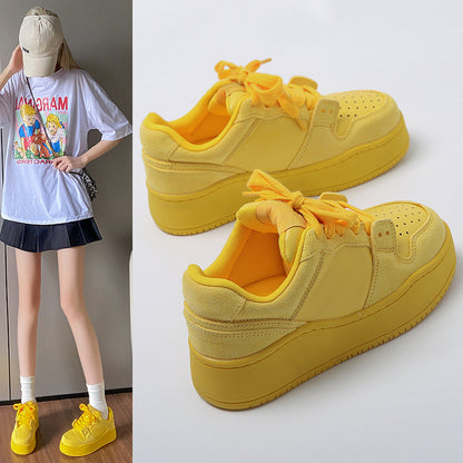 Damen Sneaker Bequem Atmungsaktiv Breite Sohle