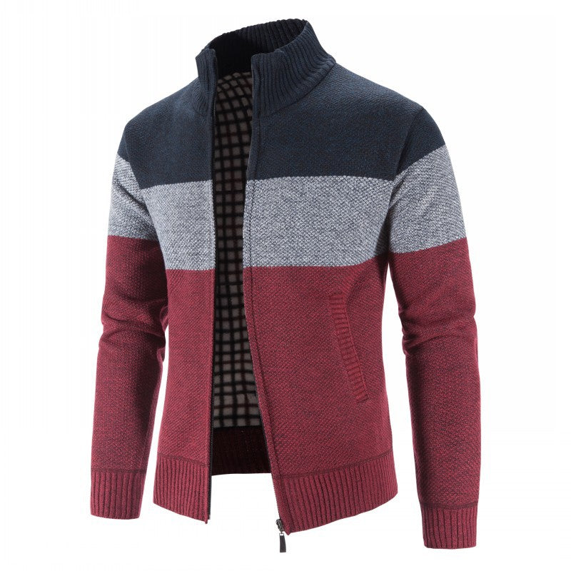 Herren Strickjacke Modern Geschmeidig