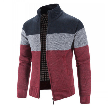 Herren Strickjacke Modern Geschmeidig