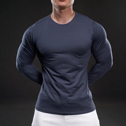 Funktionsshirt Herren Langarm Sportlich atmungsaktiv