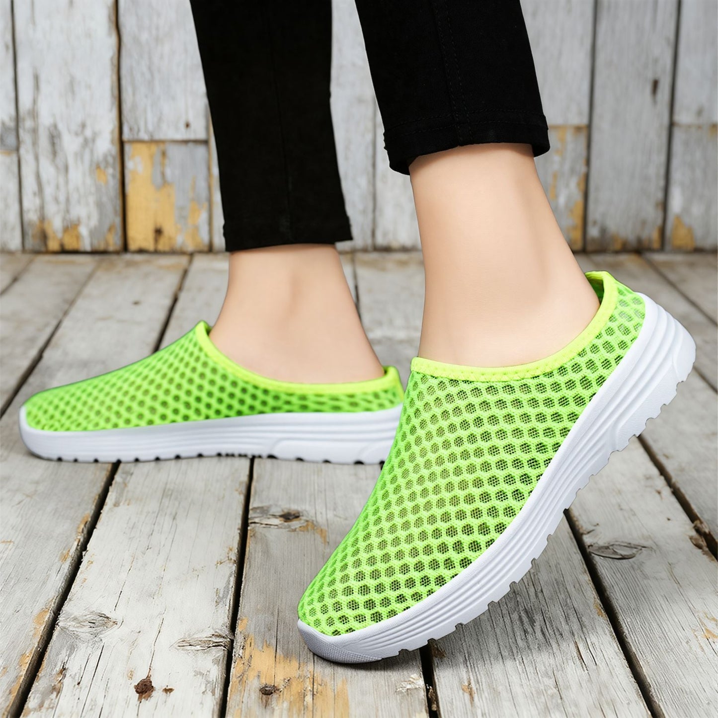 Damen Slip-On Schuhe Leicht Bequem Freizeit