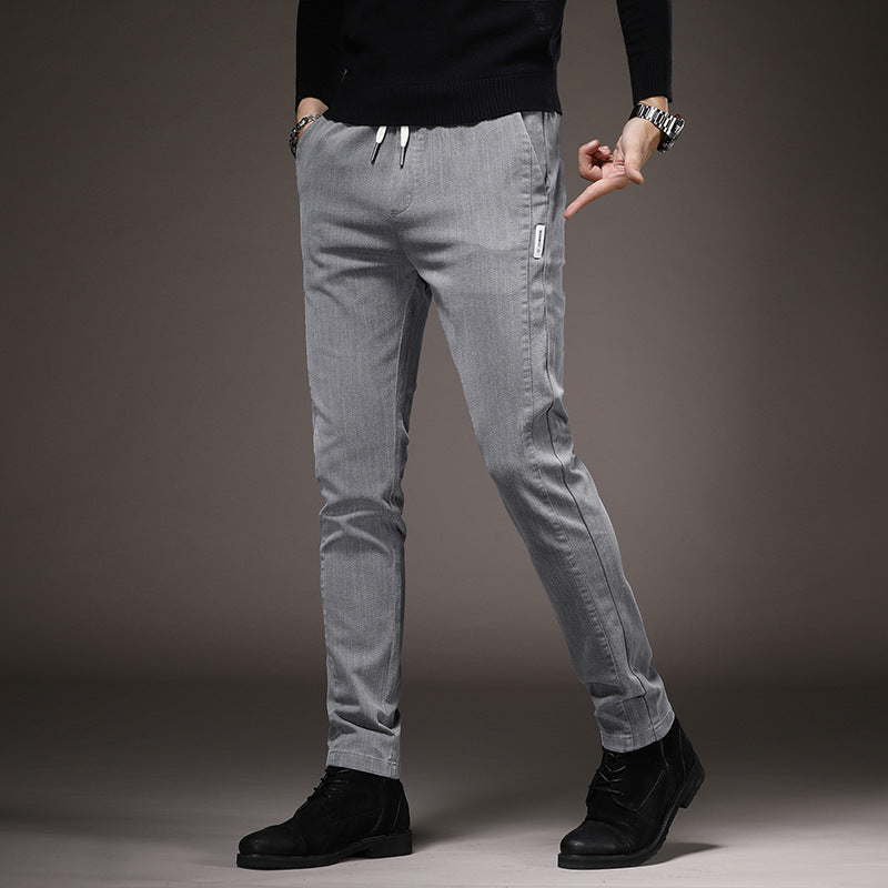 Bequeme Herren Chino-Hosen Elastisch Stretch