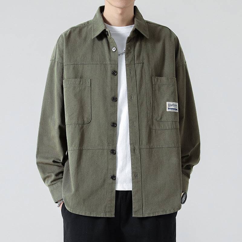 Herren Utility-Jacke Lässig Urban Modern