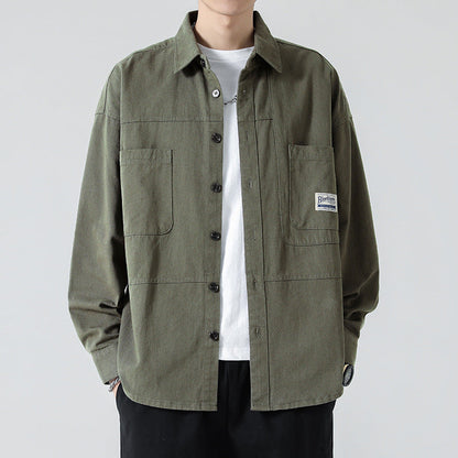 Herren Utility-Jacke Lässig Urban Modern