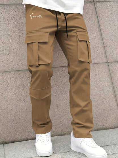 Herren Cargo-Hose Bequem Vielseitig Elastisch