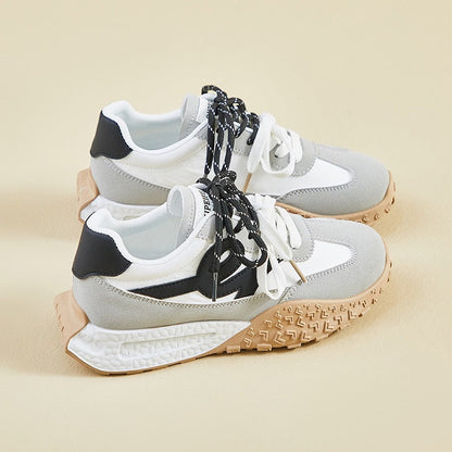 Damen Sneaker Sportlich Bequem Dämpfung Laufschuhe