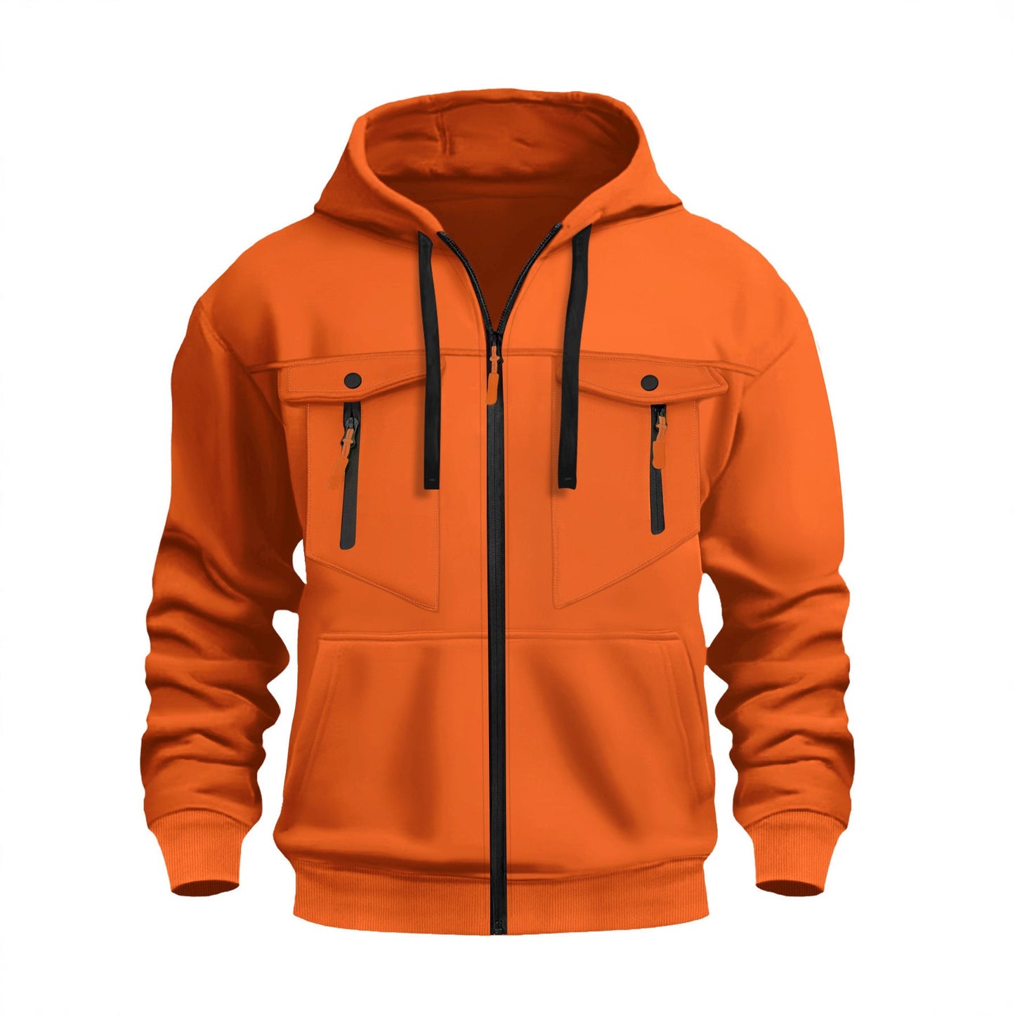 Herren Outdoor-Jacke Wasserdicht mit Reißverschlusstaschen Funktionell