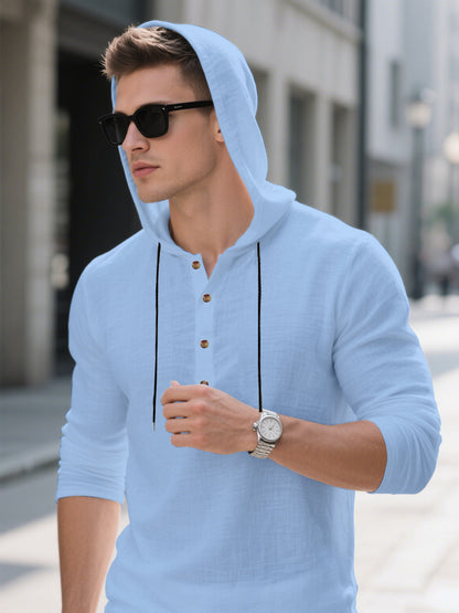 Herren Kapuzenpullover Trendig Grau