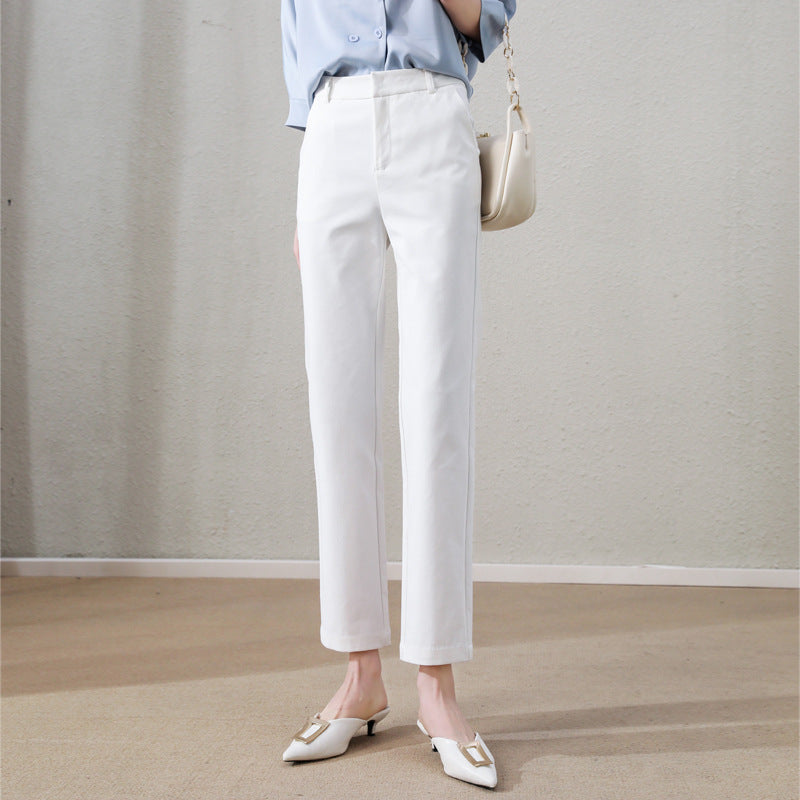 Damen Chino Hose Slim Fit mit Taschen - BerlinGlamour