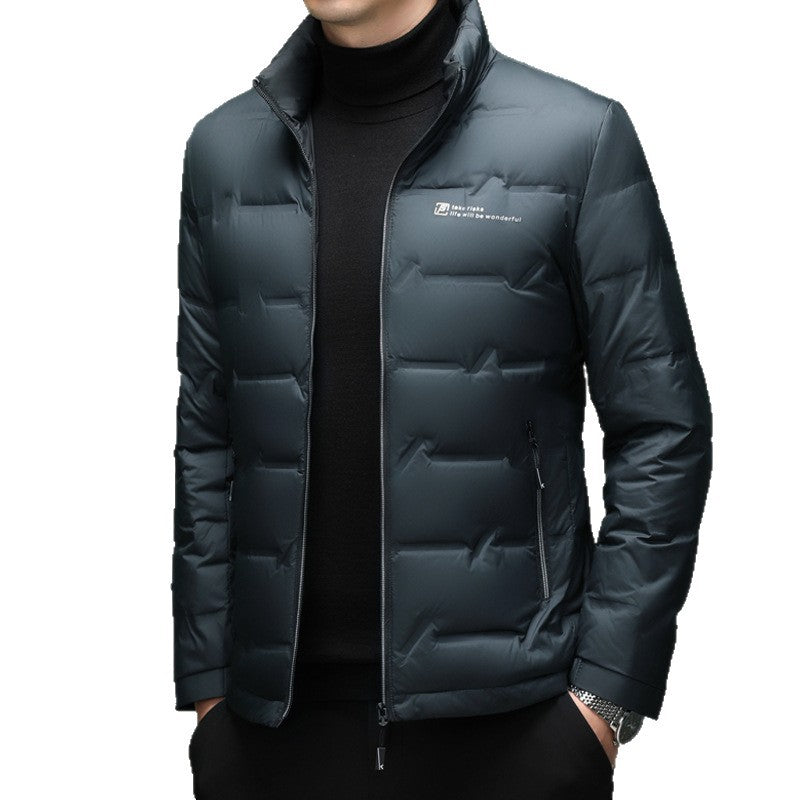 Herren Daunenjacke Warm Leicht Wasserdicht