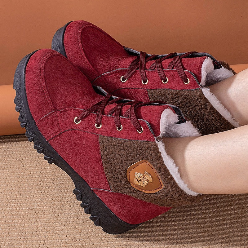 Damen Winterstiefel Weich Warm Fleece Innenfutter - BerlinGlamour