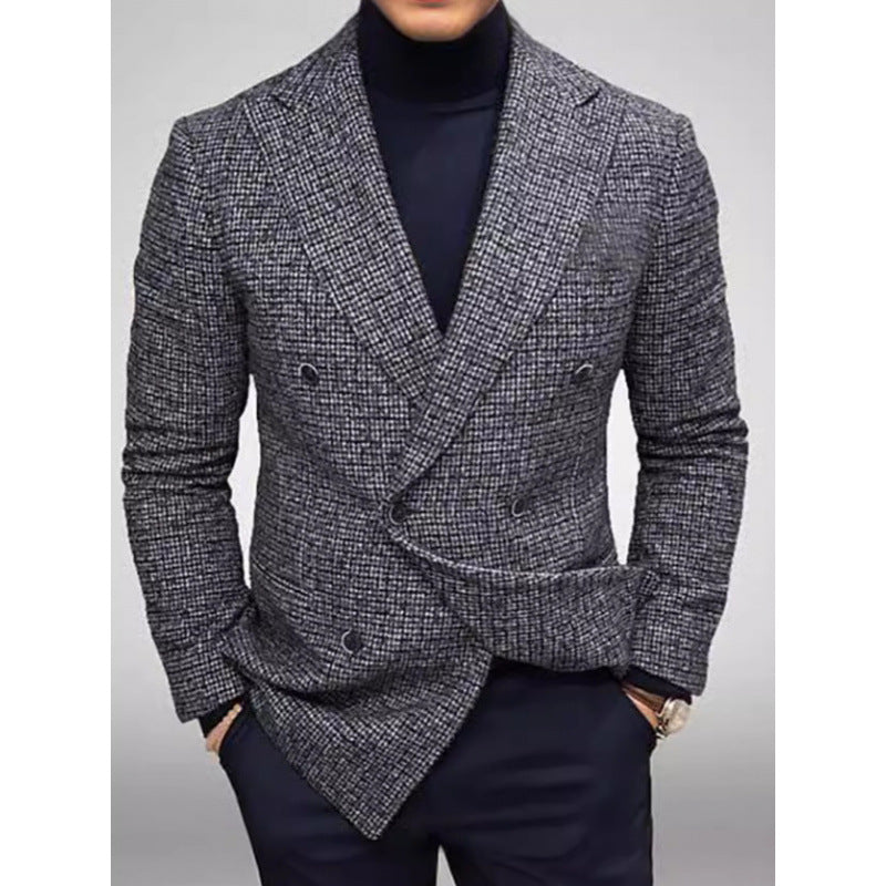 Herren Blazer Doppelreihig Elegant Modern