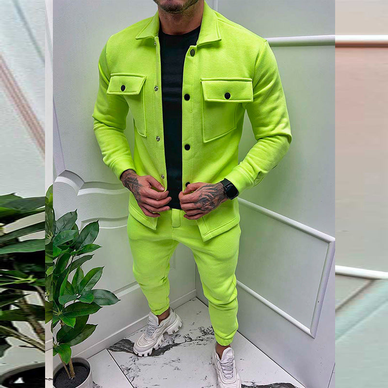 Herren Anzug Freizeit Modern mit Taschen