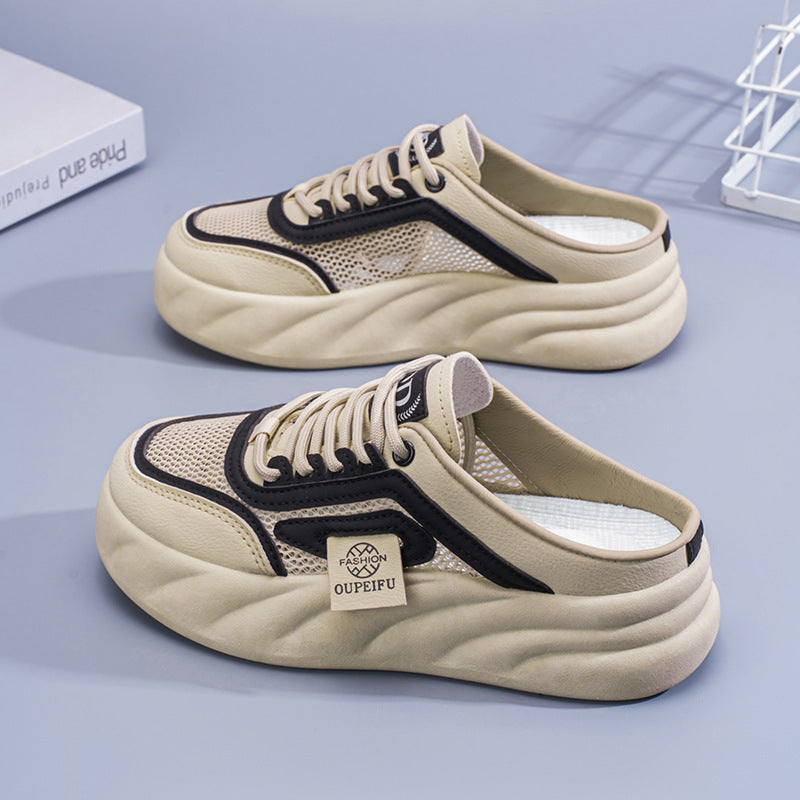Damen Sneaker Atmungsaktiv Netzstruktur Weich Laufsohle