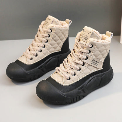 Damen Winterboots Kuschelig Warme Stiefel Robust