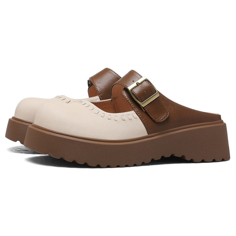 Damen Mokassins Elegante Bequame Schuhe mit verstellbarem Riemen