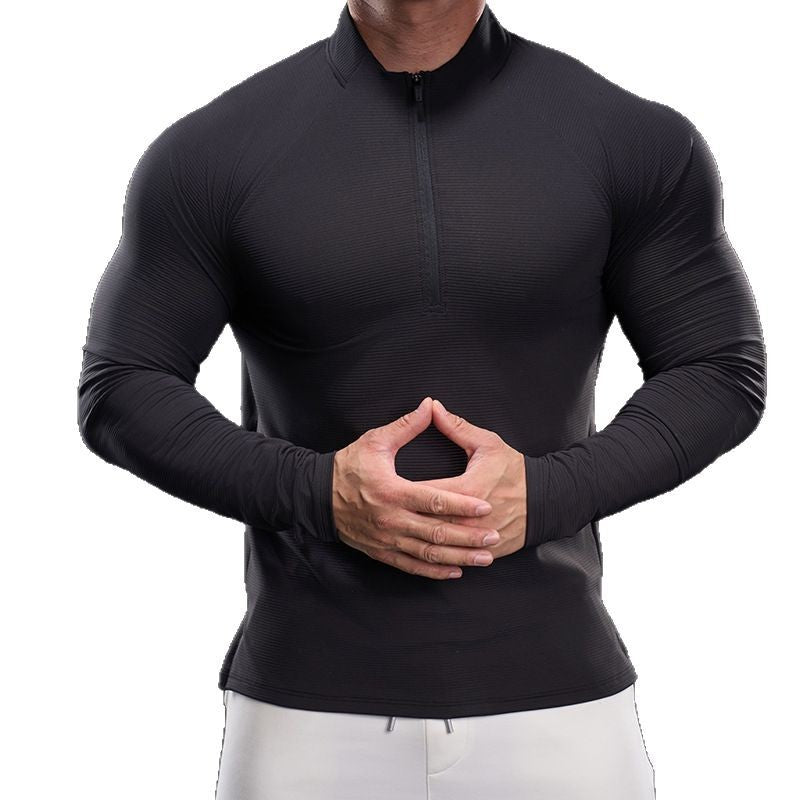 Herren Funktionsshirt Langarm Leicht Atmungsaktiv