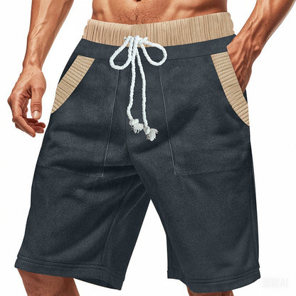 Herren Shorts Lockere Freizeitshorts mit Taschen Sommer